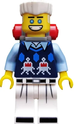 The Brick Show Shop Zane (No Accessories, Stand) - Series 1 LEGO Ninjago Movie Collectible