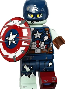 The Brick Show Shop Zombie Captain America - LEGO Marvel Collectible Minifigure (Series 1)