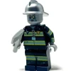 The Brick Show Shop Zombie Firefighter - Custom Minifig made using LEGO parts